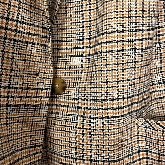 J. Jill Plaid Blazer - Brown and Tan - Picture 3 of 7